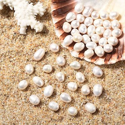 10Pcs Natural Cultured Freshwater Pearl Beads PEAR-YW0001-18-1