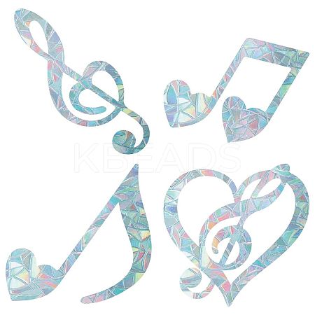 Waterproof PVC Colored Laser Stained Window Film Adhesive Stickers DIY-WH0256-048-1