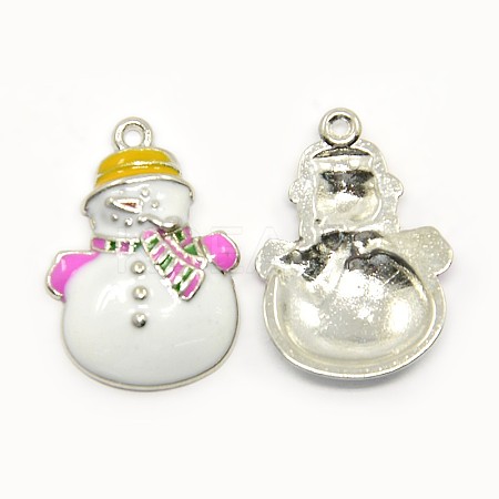 Alloy Enamel Pendants X-EA817Y-1