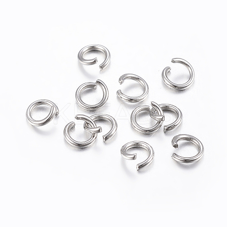 Tarnish Resistant 304 Stainless Steel Open Jump Rings LS-X-STAS-H437-5x1mm-1