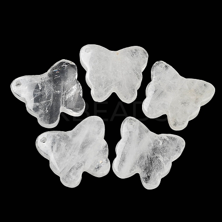 Natural Quartz Crystal Pendants G-D087-01E-1