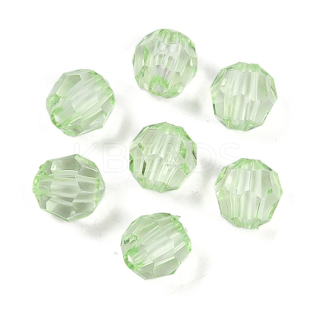 Transparent Acrylic Beads OACR-Q015-02H-1