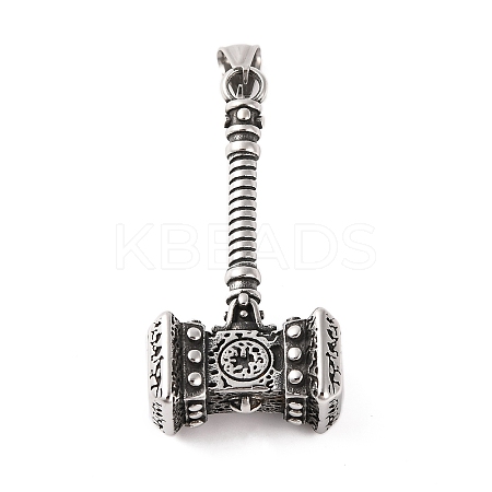 Viking 316 Surgical Stainless Steel Big Pendants STAS-Z073-41AS-1
