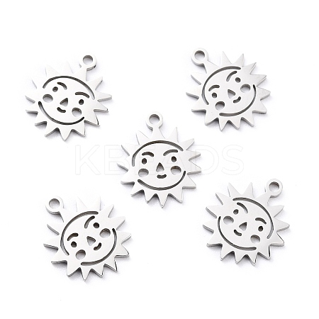 Non-Tarnish 201 Stainless Steel Charms LS-STAS-D176-05P-1