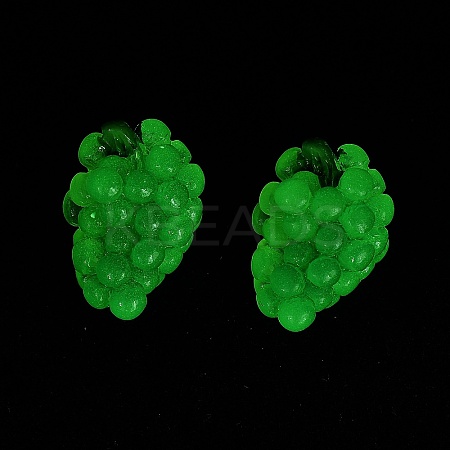 Luminous Resin Cabochons CRES-D277-03A-1