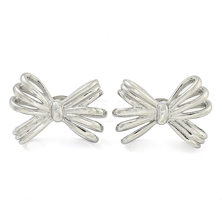 Non-Tarnish 304 Stainless Steel Stud Earrings for Women EJEW-S227-33P-1