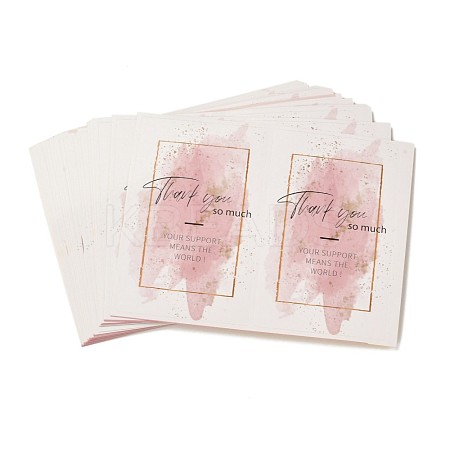 Coated Paper Sealing Stickers X-DIY-F085-03B-1