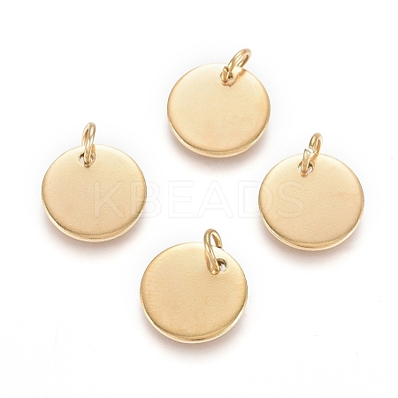 Ion Plating(IP) 304 Stainless Steel Charms X-EJEW-L238-03D-G-1