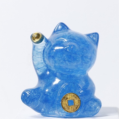 Resin Craft Display Decorations DJEW-PW0021-29G-31-1