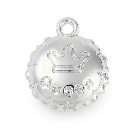 Rack Plating Alloy Pendants PALLOY-D029-18S-RS-1