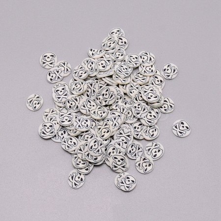 Handmade Polymer Clay Slice Cabochons MRMJ-WH0073-52B-1