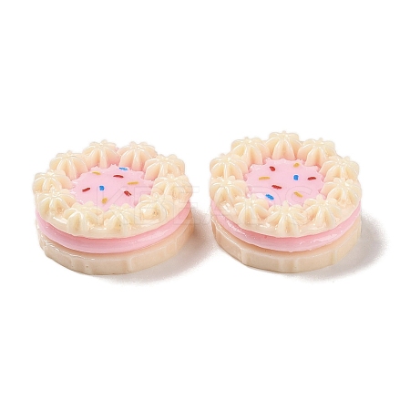Opaque Resin Imitation Food Decoden Cabochons CRES-L037-15D-1