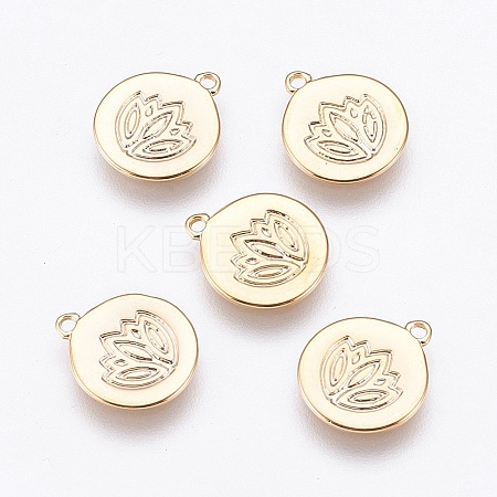 Brass Charms X-KK-T020-88G-1