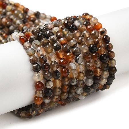 Natural Agate Beads Strands X-G-H302-A01-03-1