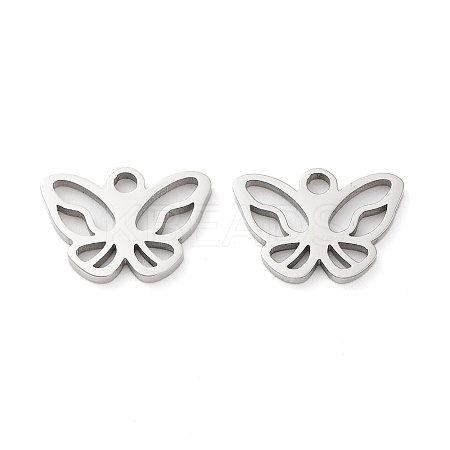 Non-Tarnish 316 Surgical Stainless Steel Charms STAS-Q314-12P-1