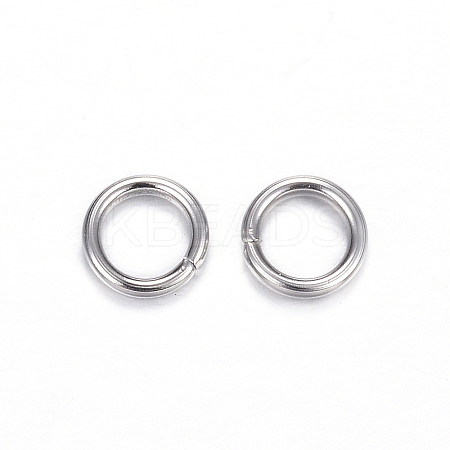Tarnish Resistant 304 Stainless Steel Open Jump Rings A-STAS-D447-11-1