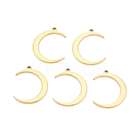 Ion Plating(IP) 201 Stainless Steel Pendants STAS-T063-174G-1