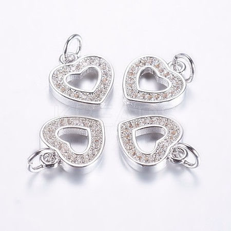 Long-Lasting Plated Brass Micro Pave Cubic Zirconia Charms LS-ZIRC-F069-50P-1