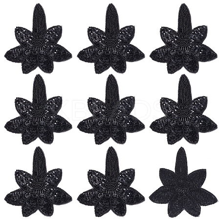 Flower Gauze Embroidery Ornaments Accessories LS-DIY-WH0308-310F-1