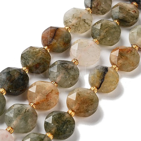 Natural Mixed Rutilated Quartz Beads Strands G-NH0004-008-1