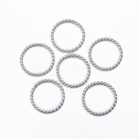 Tarnish Resistant 304 Stainless Steel Linking Rings LS-STAS-H376-104-1