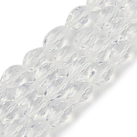 Transparent Glass Beads Strands EGLA-N013-T4mm-D01-1