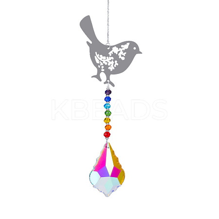 Metal Big Pendant Decorations HJEW-PW0001-007H-1