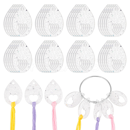 20Pcs Acrylic Floss Bobbin TOOL-OC0001-92C-1