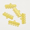 Tibetan Style Alloy Rectangle Links K08QY011-2