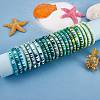 Handmade Polymer Clay Heishi Surfer Stretch Bracelets Set BJEW-SW00099-04-6
