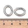 304 Stainless Steel Spring Gate Rings STAS-A138-07B-P-3