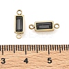 Birthstone 304 Stainless Steel Rhinestone Connector Charms STAS-L022-576G-11-3