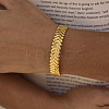 304 Stainless Steel Heart Open Cuff Bangles for Women DC5604-2
