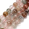 Natural Multi-Color Rutilated Quartz Beads Strands G-G300-A03-6mm-2