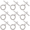 50Pcs 304 Stainless Steel Toggle Clasps STAS-BBC0007-49-1