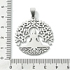 Non-Tarnish 201 Stainless Steel Pendants STAS-U003-21C-P-3