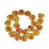 Handmade Millefiori Glass Beads Strands LAMP-T021-29F-2