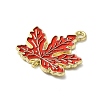 Thanksgiving Day Theme Alloy Enamel Pendants ENAM-M002-03G-15-2