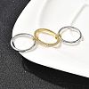 Brass Micro Pave Cubic Zirconia Finger Rings RJEW-P166-01B-01-3