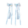 Bowknot Long Ribbon Alligator Hair Clip PHAR-D013-03D-2