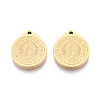 Religion 304 Stainless Steel Virgin Mary Pendants STAS-T073-04B-G-1