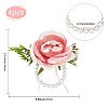 4Pcs Silk Wrist Corsage AJEW-CP0001-63-2