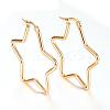 PVD Vacuum Plating 304 Stainless Steel Hoop Earrings EJEW-T002-06-1