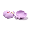 Spray Painted Alloy Enamel Pendant PALLOY-Z014-18-2