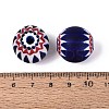 Handmade Millefiori Glass Round Beads LS-LA-N002-12B-4