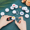Column Plastic Loose Diamond Storage Screw Top Foam Gem Jars CON-HY0001-04A-3