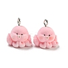 Flocky Acrylic Pendants X-FIND-A044-01F-1