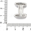 Brass Initial Beads KK-B167-27P-01I-3