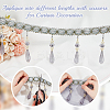 12M Polyester Fringe Lace Trims SRIB-WH0026-26C-4