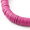 Polymer Clay Heishi Beads Stretch Bracelets BJEW-JB05905-02-3